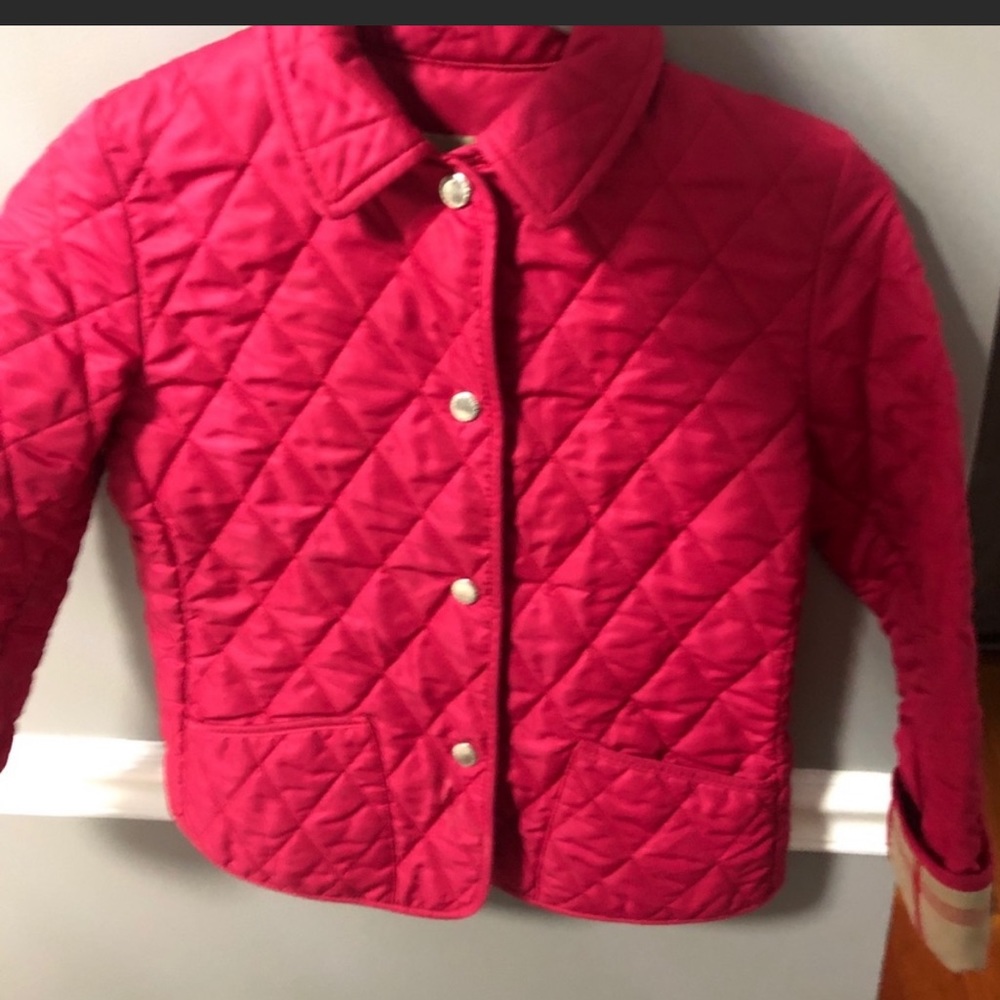 Burberry quilted child jacket